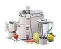 Sujata Powermatic Plus, Juicer Mixer Grinder with Chutney Jar, 900 Watts, 3 Jars (White)