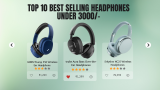 Top 10 Best-Selling Headphones in India up-to 3000 Rs
