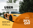 Upto 25% OFF On Free Booking Auto & Cabs.