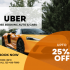 Uber Rides Payment Offer 10% OFF On Cabs and Go Trip.