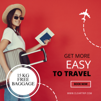 Cleartrip – Travel Light with 15kg Free Baggage to Europe