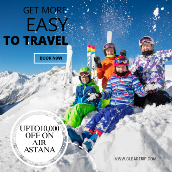 Cleartrip – Get up to ₹10,000 off on Air Astana Flights