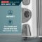 USHA OFR 3809F 9-Fin 2000 Watts Fan Heater