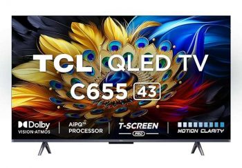 TCL 108 cm (43 inches) 4K Ultra HD Smart QLED Google TV 55% OFF Coupon Code & Updated Discount List On Amazon