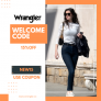 Wrangler welcome Coupon code 15%off