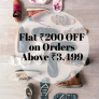 Flat ₹200 OFF on Orders Above ₹3,499
