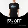 Lacoste Get Upto 15% off your order