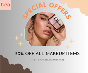 50% off on all makeup product