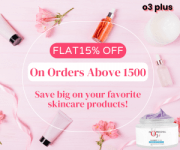 flat15% Off on orders above 1500