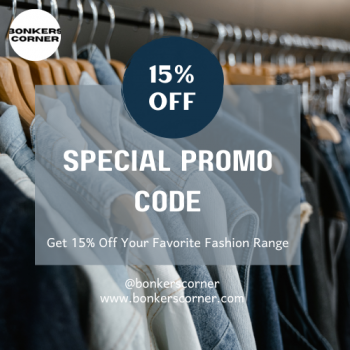 Bonkers Corner : Get 15% OFF on Your Favorite Fashion Range