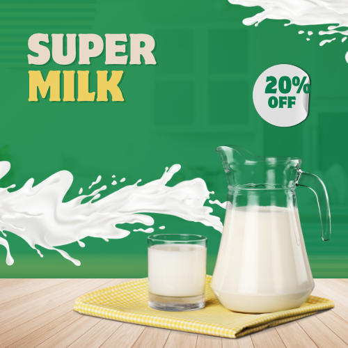 SUPER MILK RANG FLAT 20%OFF