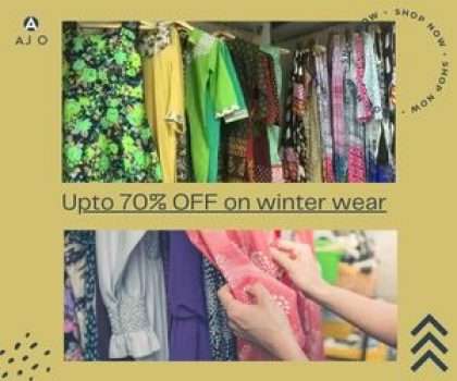 Ajio upto 70% OFF on winter wear