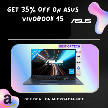 Asus - Get 35% Off on ASUS Vivobook 15 Intel Core i3-1315U