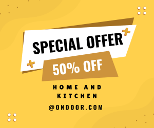 Ondoor Deals get 50% Off On home and Kitchen