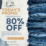 "Forever 21 - Today's Promo Discount upto 80% off"