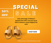 Big Save Up to 50% Off Boston Casual Slippers for Men at Relaxo
